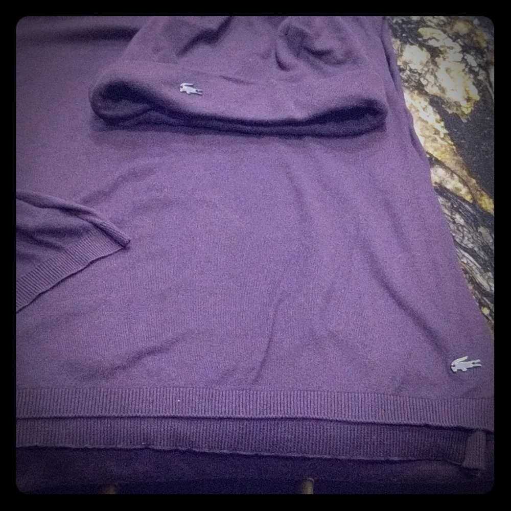 BNWOT Lacoste cashmere blend scarf/shawl